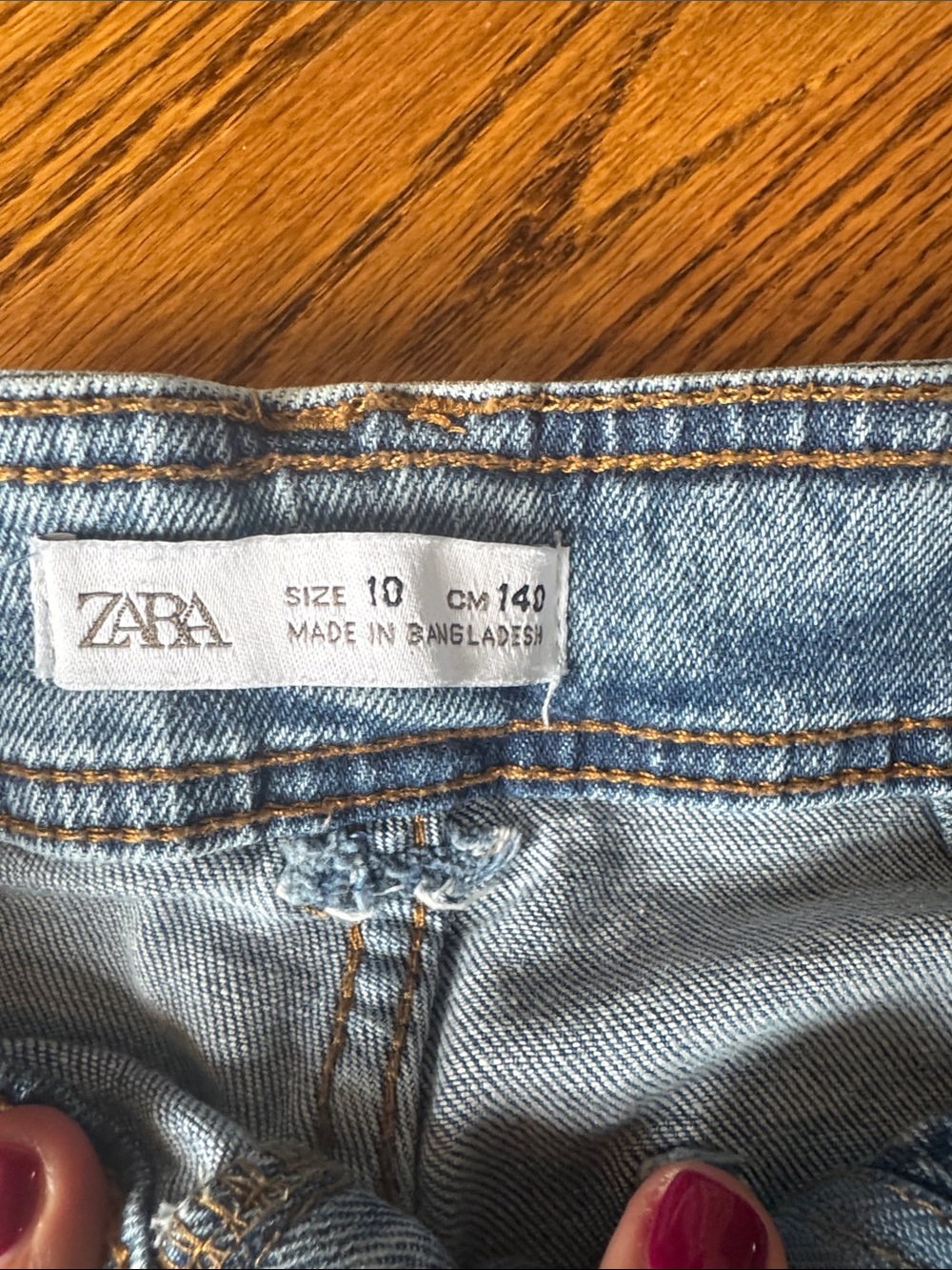 ZARA Light Blue kids Jeans - Size 10